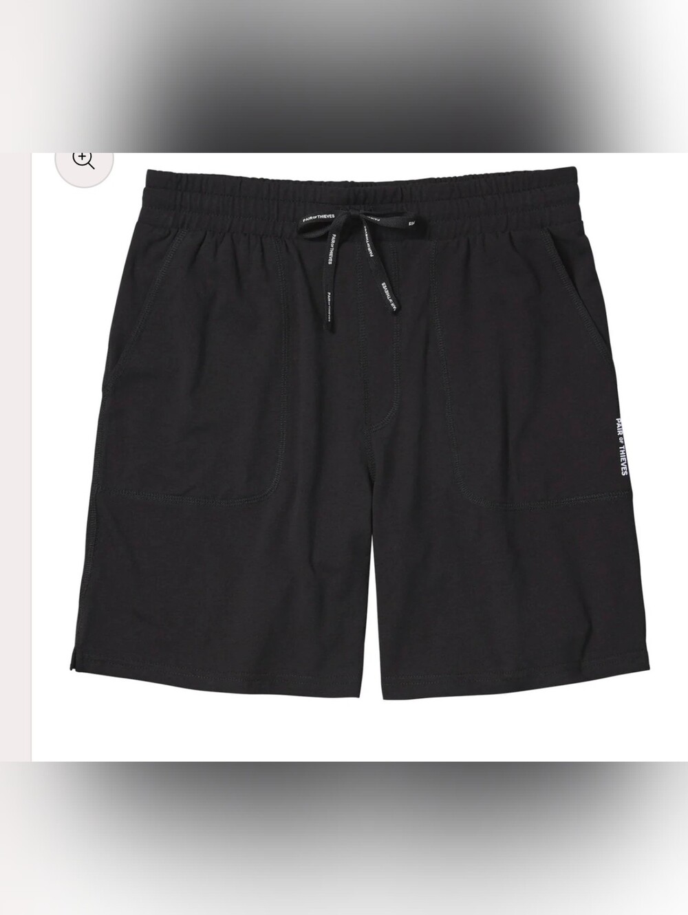 Pair of Thieves Men's Super Soft Lounge Pajama Shorts - Dark Black Size M